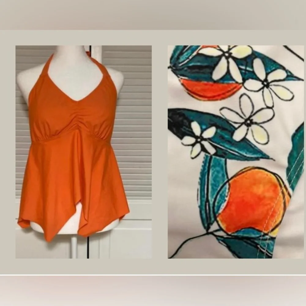 NWOT ☀️Beachsissi Two-Piece Swimsuit Size Large - Picture 12 of 13